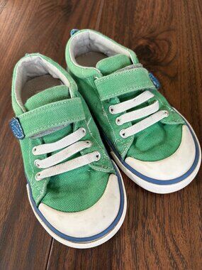See Kai Run Green Sneakers